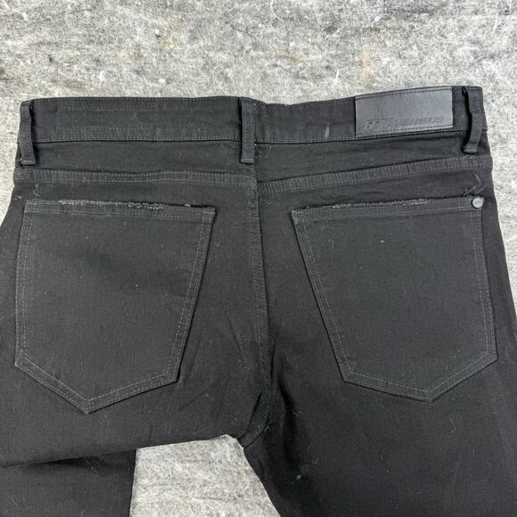 GFTD Los Angeles‎ Jeans Mens 36x33 Black White Death To All Skull Distressed - Picture 12 of 13